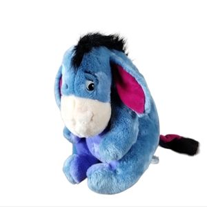 Disney Store Plush Blue Winnie The Pooh Bear Piglet Friend Sad Donkey Eyore 15in